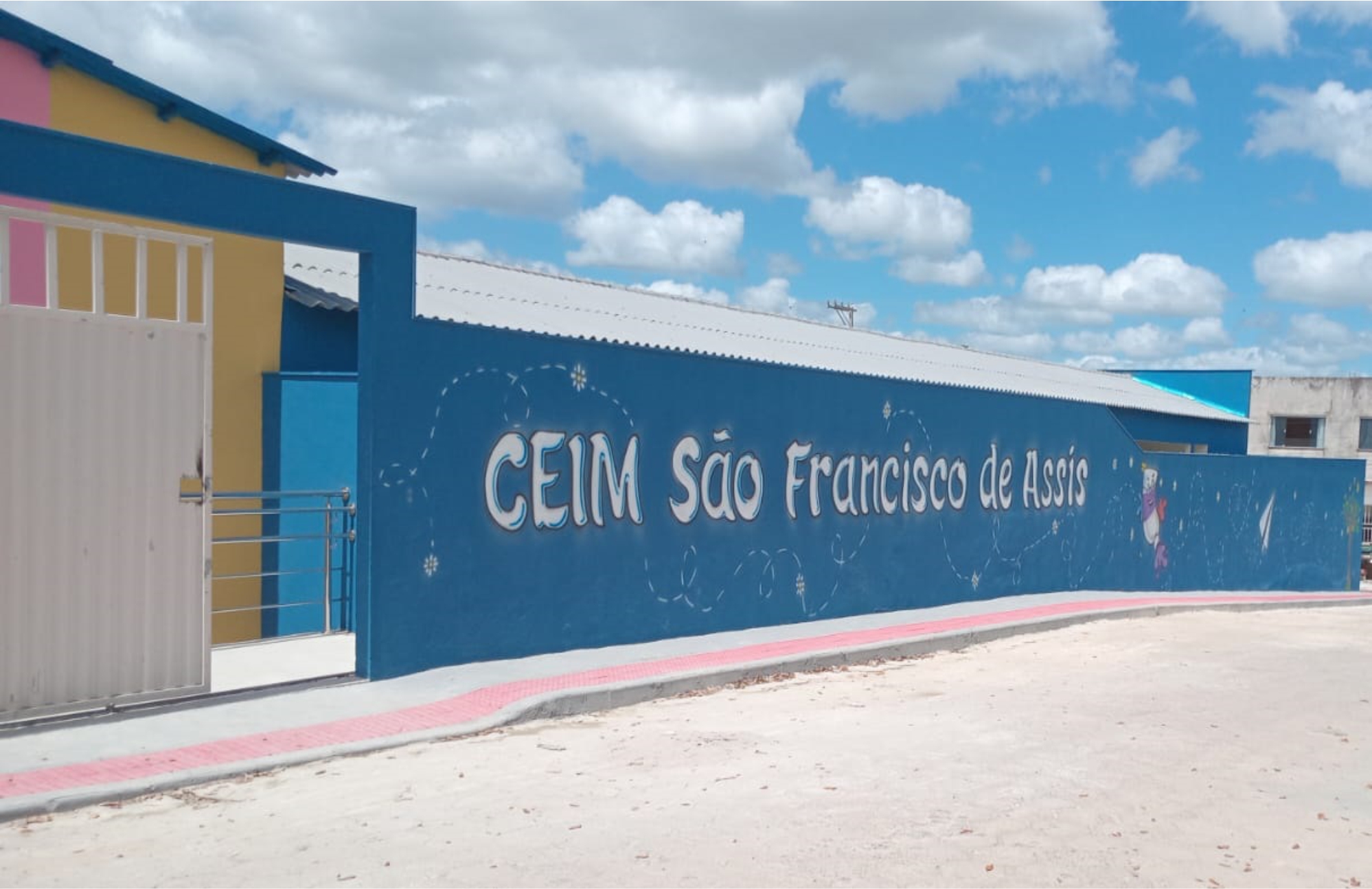 É AMANHÃ: INAUGURAÇÃO DO NOVO CEIM SÃO FRANCISCO DE ASSIS NO BAIRRO LITORÂNEO