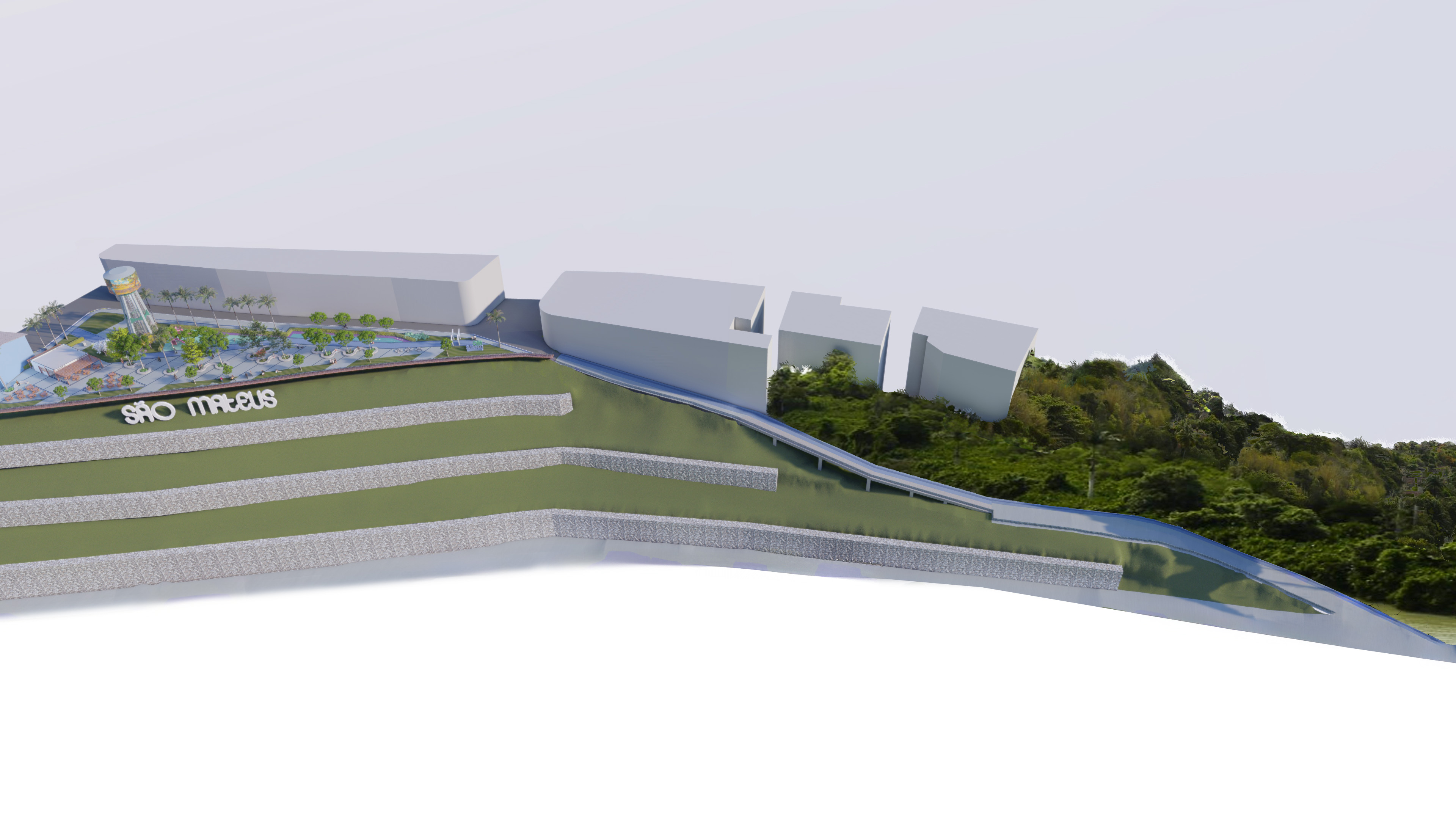 OBRA DA LADEIRA DO BESOURO AVANÇA E PREFEITURA DE SÃO MATEUS AMPLIA INTERVENÇÕES NO ENTORNO