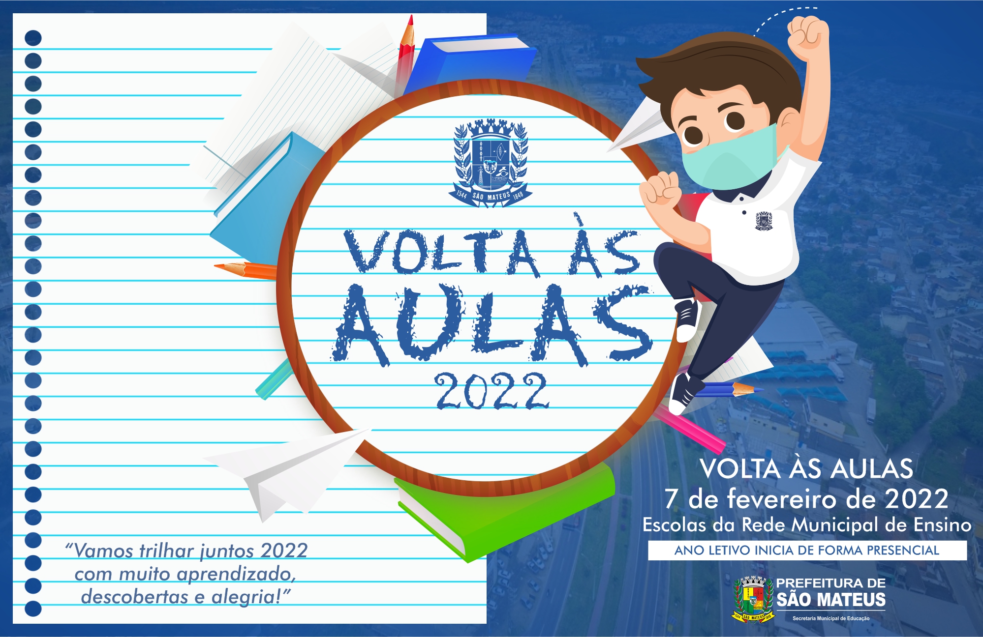 VOLTA ÀS AULAS 2022:  ANO LETIVO INICIA NA PRÓXIMA SEGUNDA-FEIRA