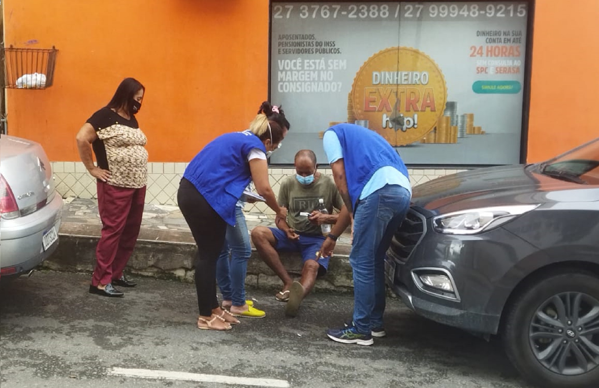 ASSISTÊNCIA SOCIAL IDENTIFICA E ENCAMINHA MORADOR DE RUA COM COMPORTAMENTO AGRESSIVO