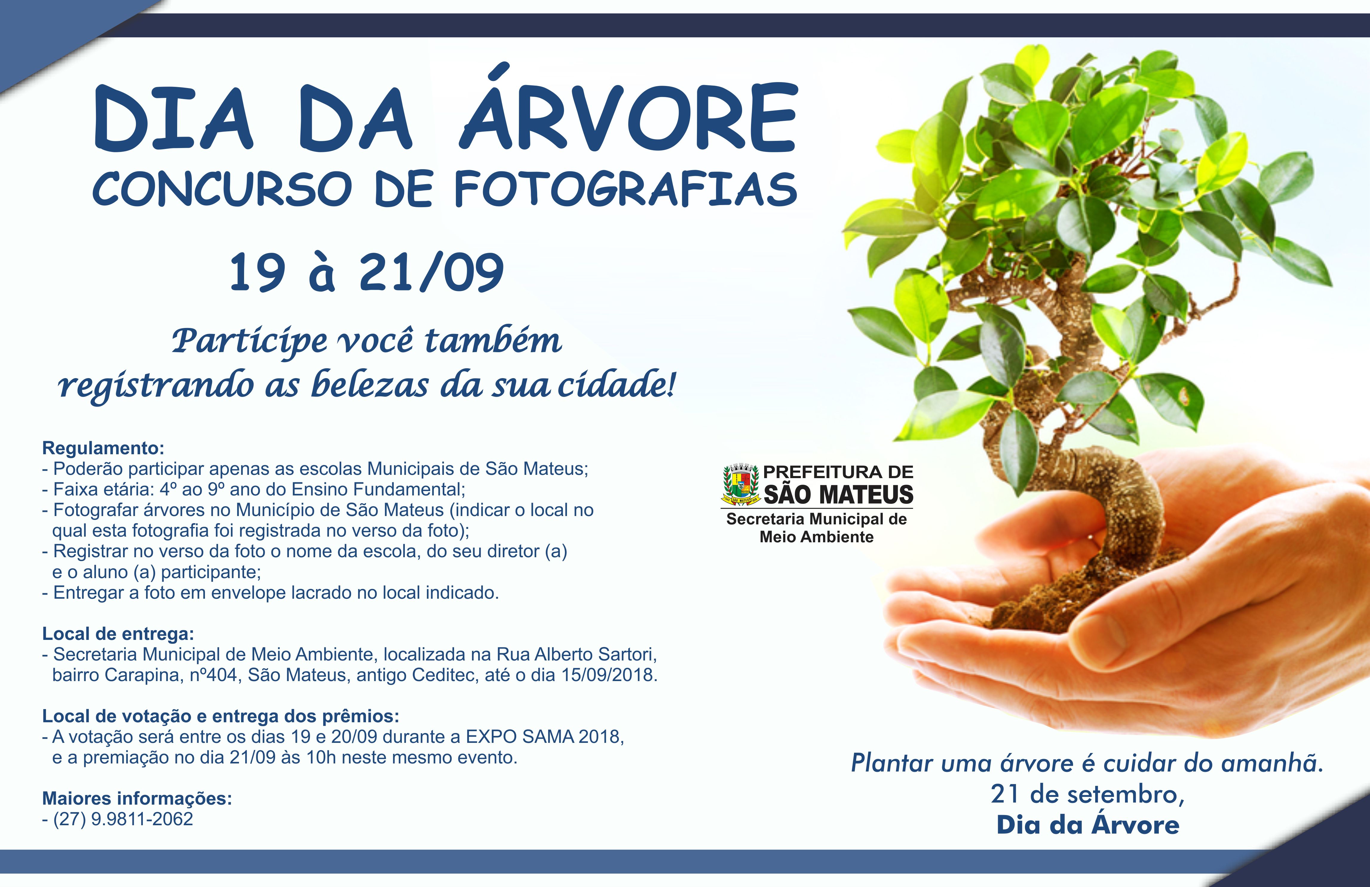 Dia da Árvore comemorado com concurso de fotografias em São Mateus