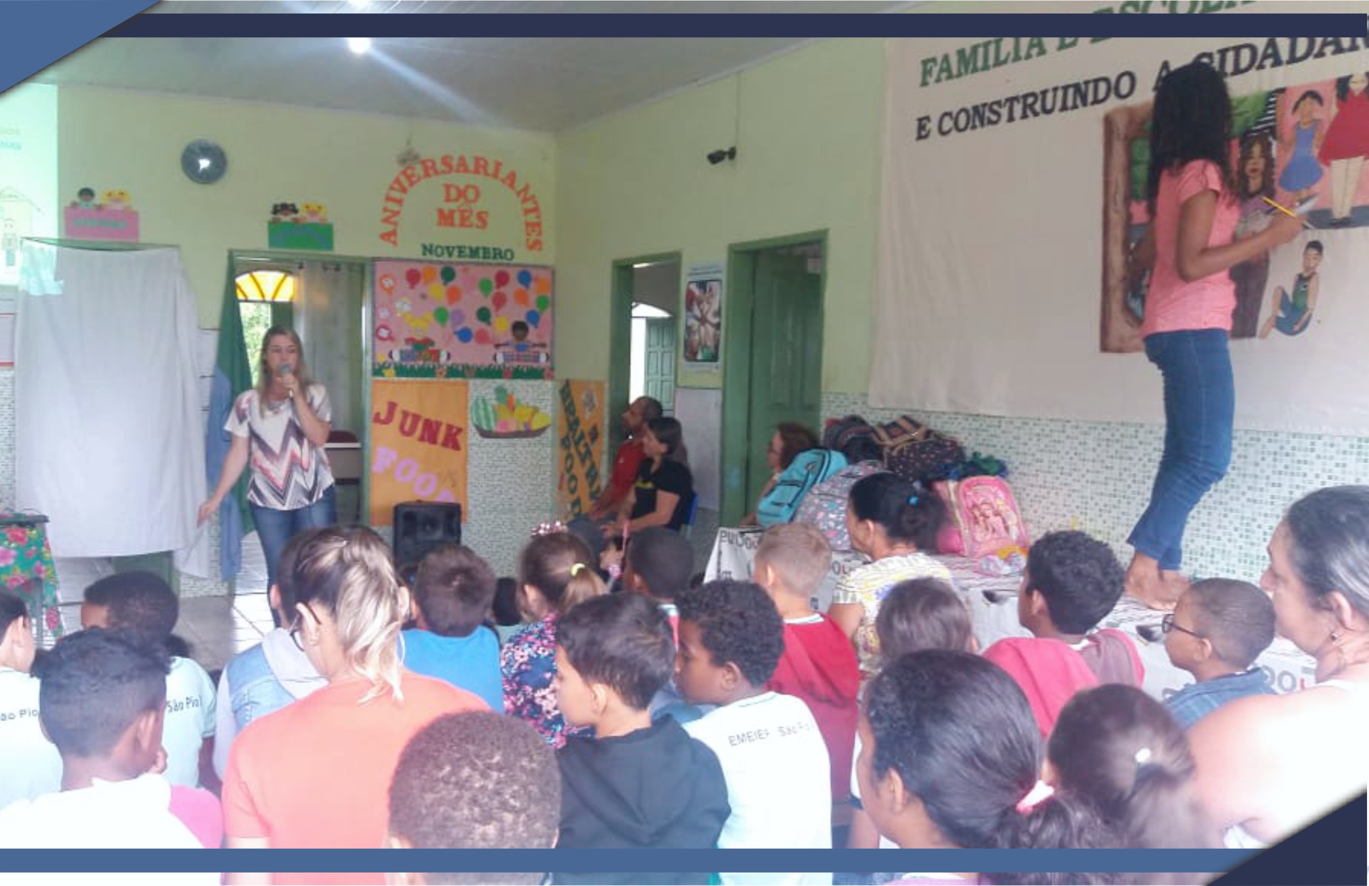 EMEIEF de Córrego da Palmeira realiza Semana da Família na Escola