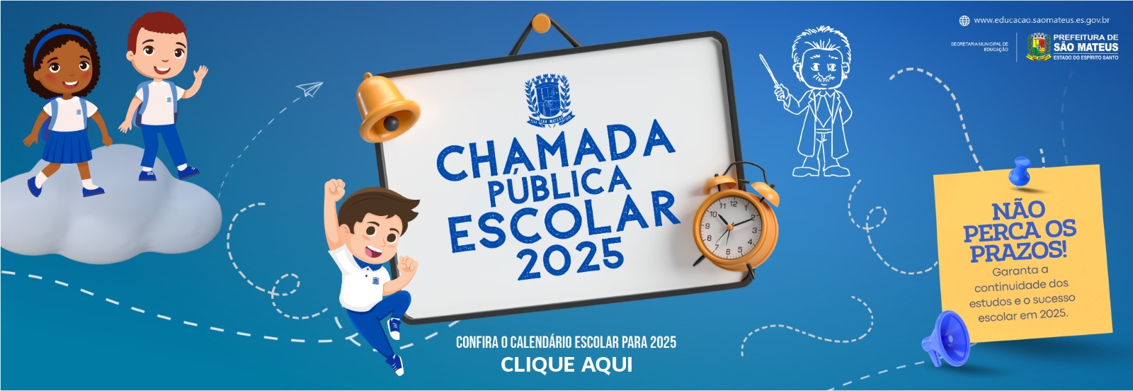 CALENDÁRIO DA CHAMADA PÚBLICA ESCOLAR 2025: REMATRÍCULA, TRANSFERÊNCIA INTERNA E PRÉ-MATRÍCULA