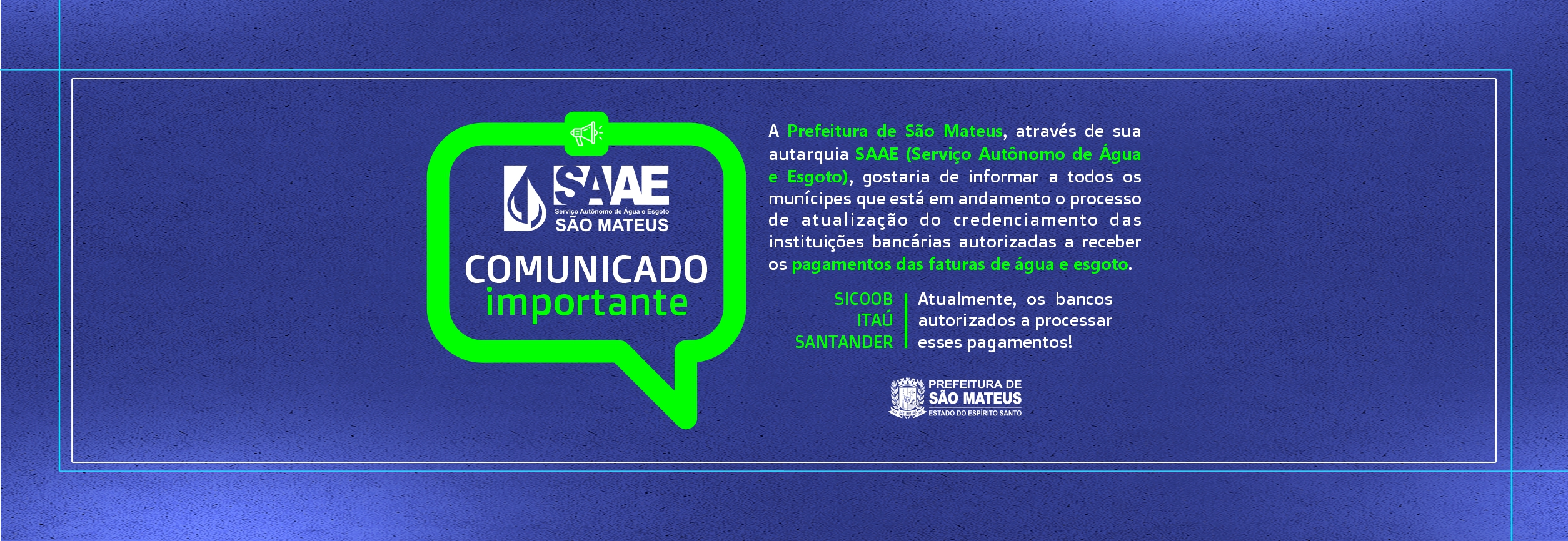 SAAE: COMUNICADO OFICIAL