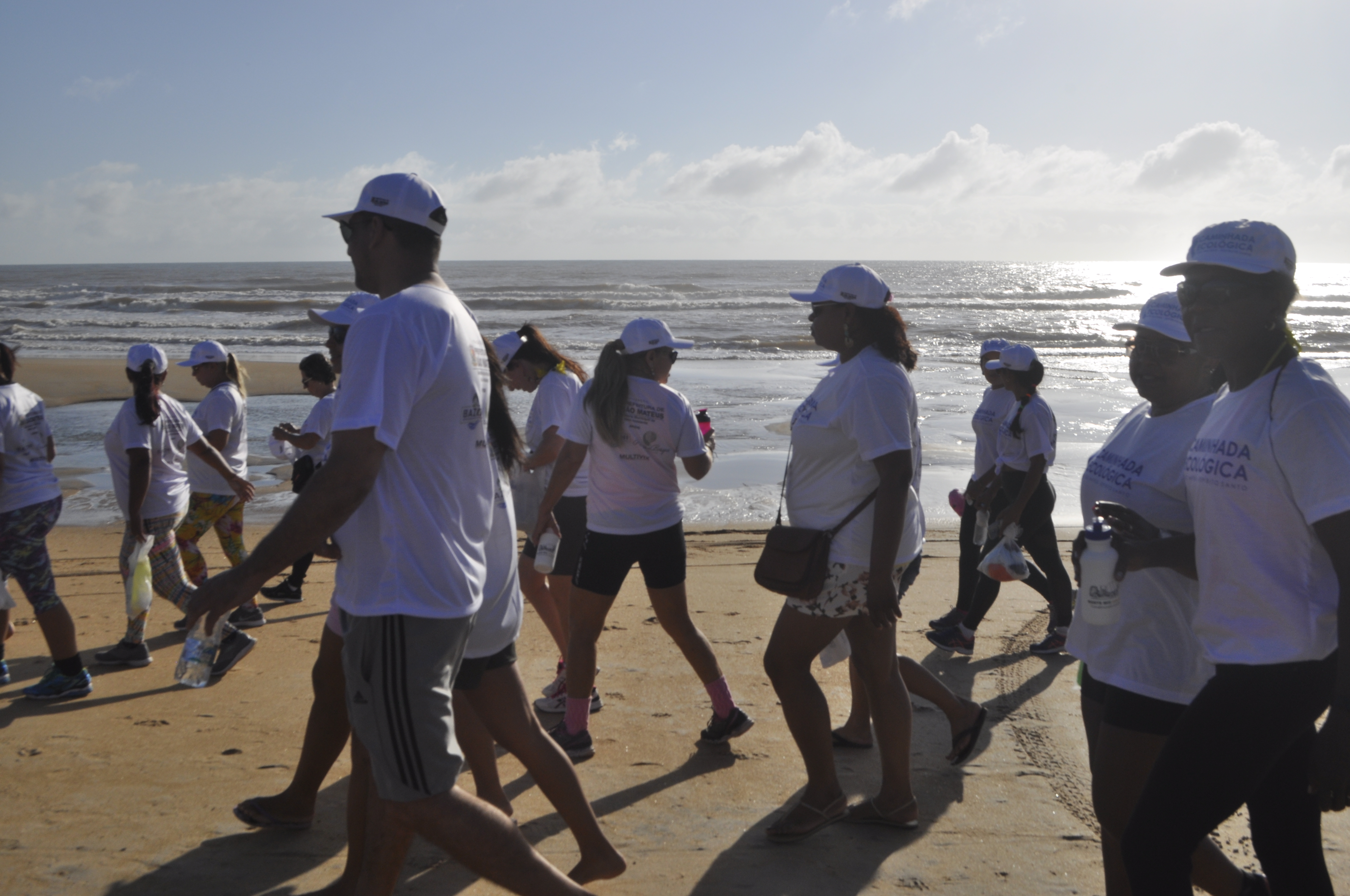 PMSM Realiza Caminhada Ecológica Com Mais De 200 Pessoas Em Guriri.