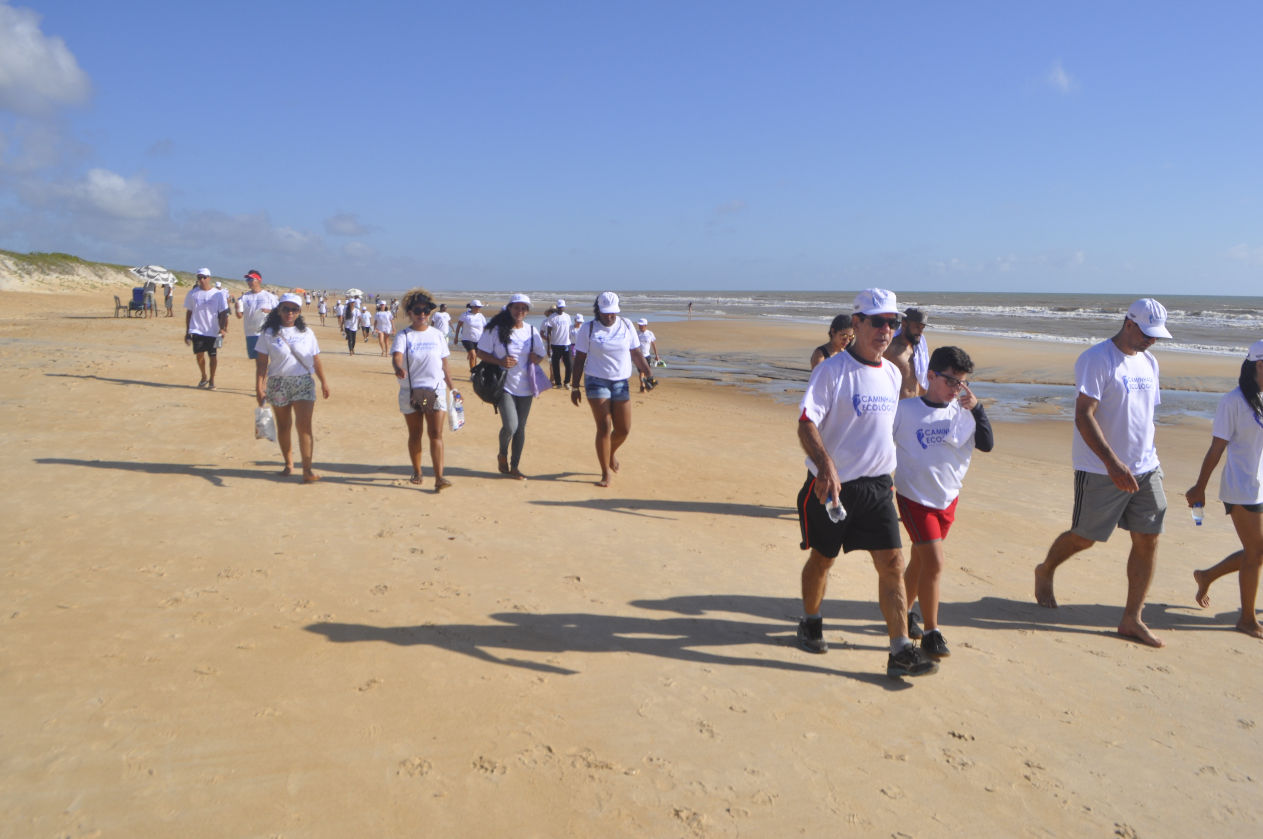 PMSM Realiza Caminhada Ecológica Com Mais De 200 Pessoas Em Guriri.