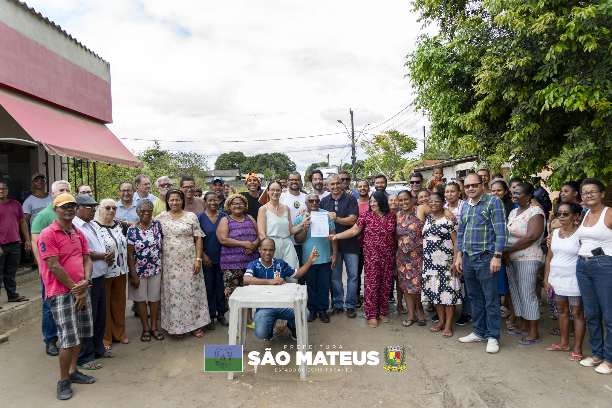 BAIRRO NOVA ERA RECEBE ORDEM DE SERVIÇO PARA OBRAS NA REDE DE ESGOTO EM SÃO MATEUS
