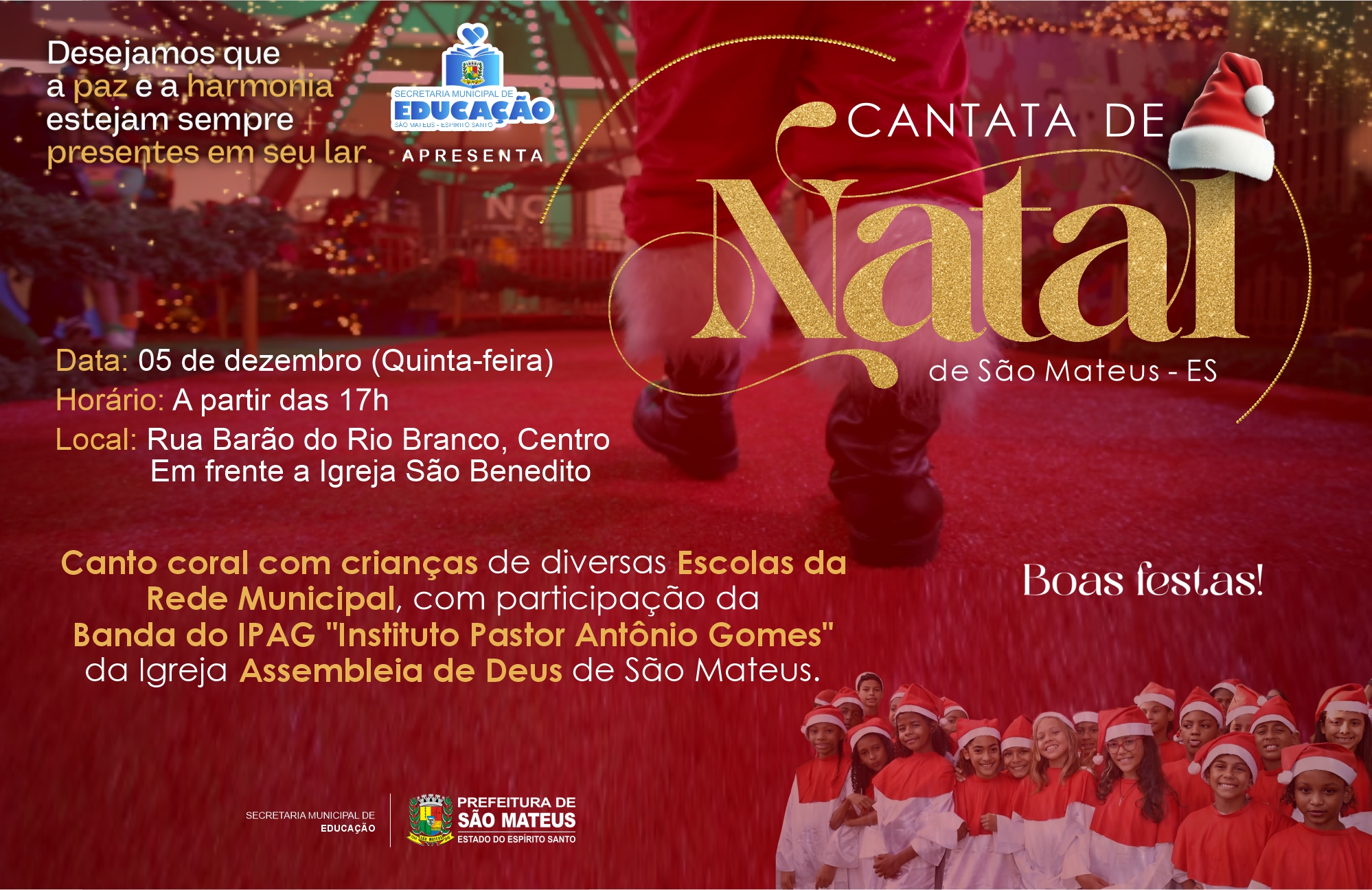 CANTATA DE NATAL ENCANTA SÃO MATEUS EM 2024