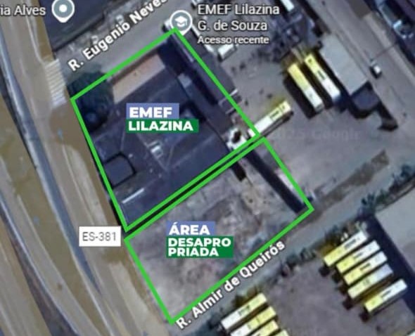 SÃO MATEUS GARANTE TERRENO PARA AMPLIAÇÃO DA ESCOLA LILAZINA