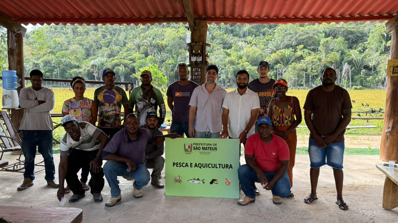 SECRETARIA DE PESCA E AQUICULTURA PROMOVE CURSO DE PISCICULTURA EM TANQUE ESCAVADO NA COMUNIDADE QUILOMBOLA DE BEIRA RIO