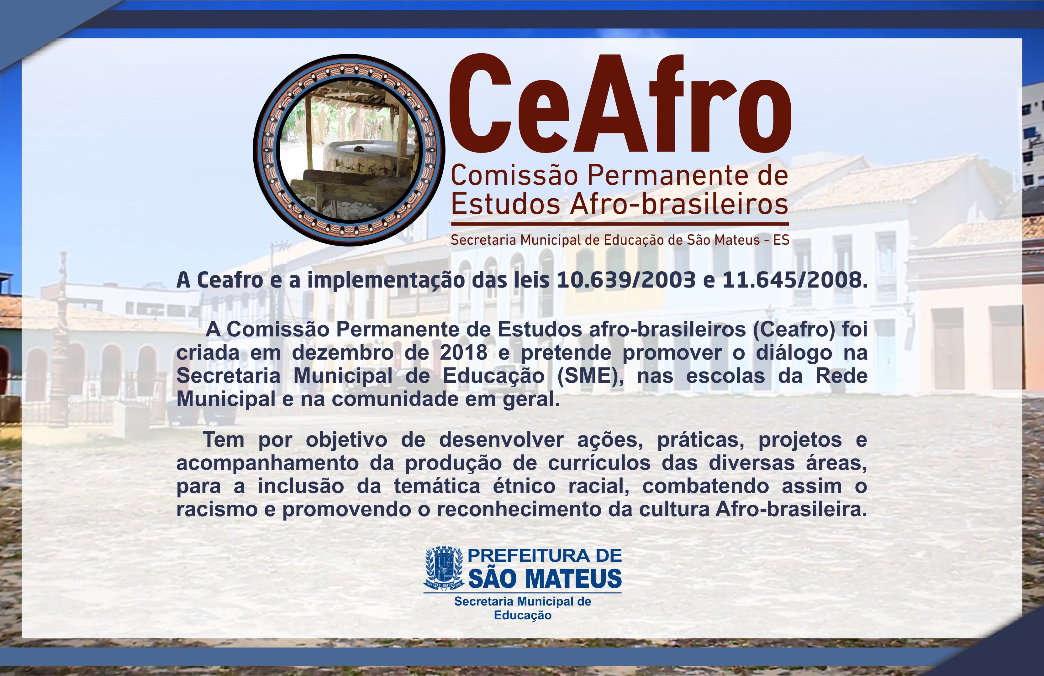 EDUCAÇÃO POSSUI COMISSÃO DE ESTUDOS AFRO-BRASILEIROS